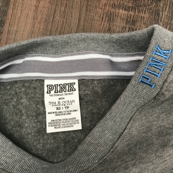 PINK UCLA Bruins Oversize Sweatshirt Sequin Logo - Picture 7 of 9